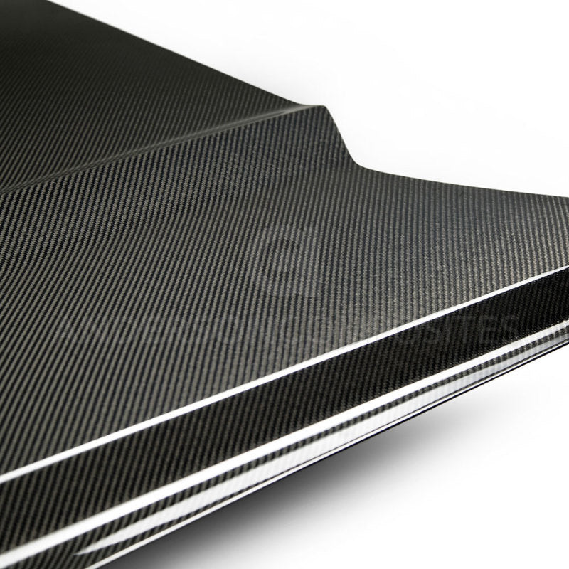 Anderson Composites 2015-2017 Ford Mustang Double Sided Carbon Fiber Type-OE Style Hood - Burkken Auto Parts