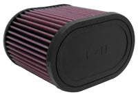 K&N Universal Oval Clamp-On Air Filter 2-3/4in Flange 6-1/4in Length 4in Width 5in Height - Burkken Auto Parts