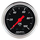 AutoMeter Gauge Oil Press 2-1/16in. 100PSI Mech Designer Black - Burkken Auto Parts