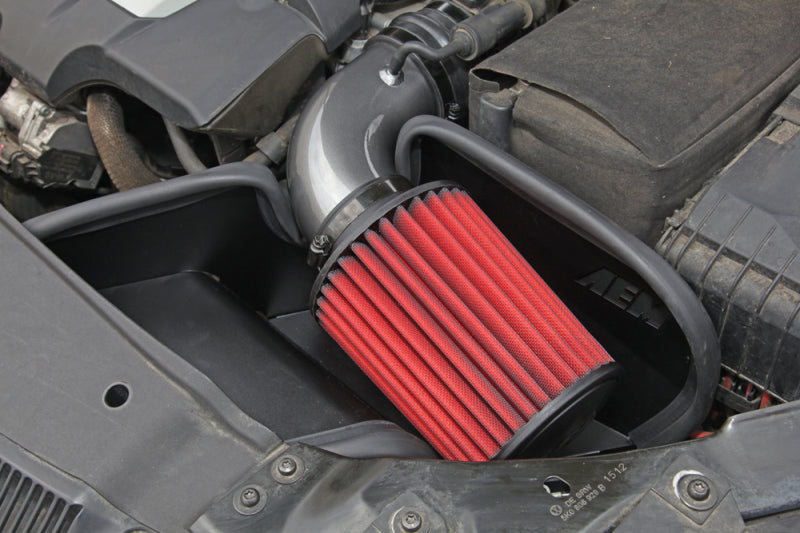 AEM 11-14 Volkswagen Jetta 2.0L L4 - Cold Air Intake System - Gunmetal Gray - Burkken Auto Parts