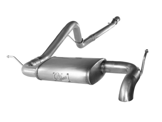 aFe MACHForce XP Exhausts Cat-Back SS-409 EXH CB Jeep Wrangler 2012 V6-3.6L (2 Dr) - Burkken Auto Parts