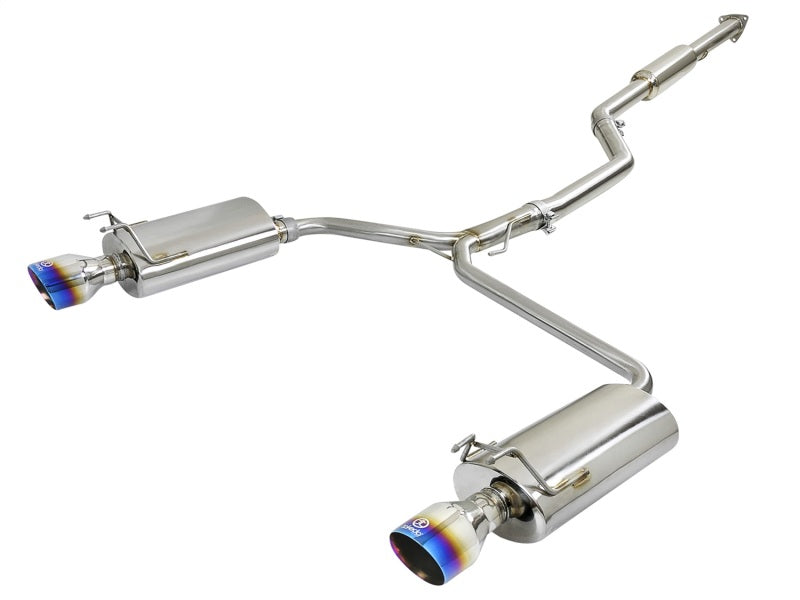aFe Takeda 2.5-1.75in 304 SS Cat-Back Exhaust System 13-17 Honda Accord LX / EX / EX-L L4-2.4L - Burkken Auto Parts