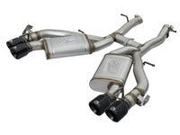 aFe MACHForce XP 3in 304 SS Axle-Back Exhaust Dual Exhaust (NPP) w/ Black Tips 16-17 Camaro SS V8 - Burkken Auto Parts