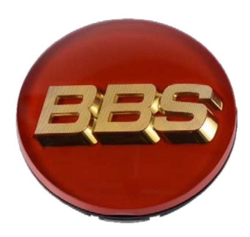 BBS Center Cap 70.6mm Red/Gold (3-tab) (56.24.073) - Burkken Auto Parts