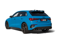 Akrapovic 2021+ Audi S3 Sportback (8Y) Evolution Line Cat Back (Titanium) w/Carbon Tips - Burkken Auto Parts