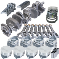 Eagle Chevy 350 3.480in Crank 5.700in I-Beam Rods -7cc Flat Top 4.040in Pistons Balanced Assembly - Burkken Auto Parts
