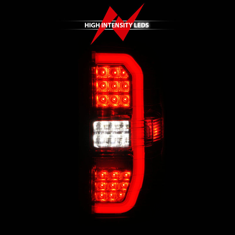 ANZO 14-18 GMC Sierra 1500 LED Taillights Red/Clear - Burkken Auto Parts