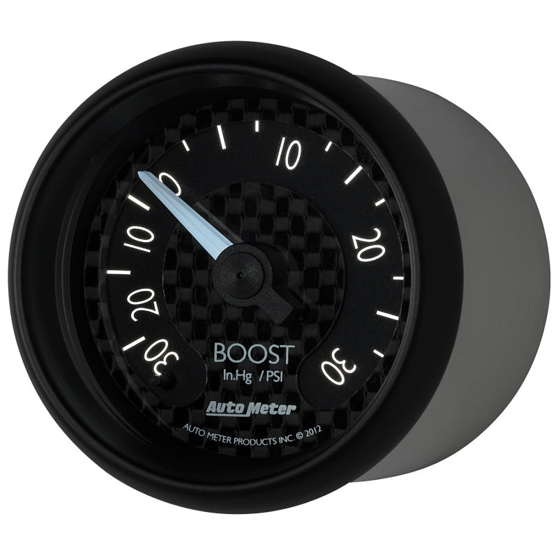 Autometer GT Series 52mm Mechanical 30 In Hg/30 psi Vacuum/Boost Gauge - Burkken Auto Parts