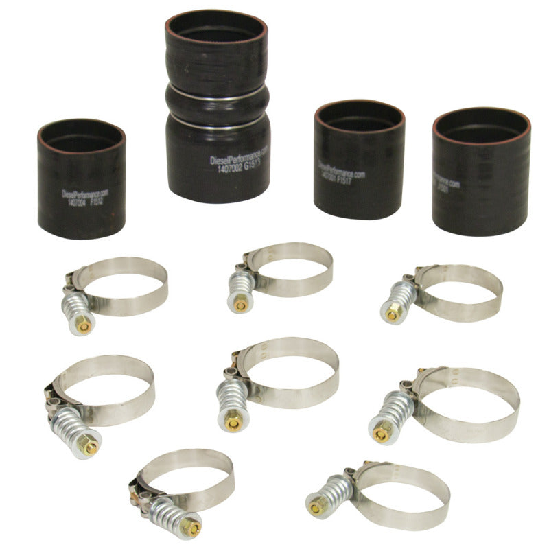 BD Diesel Intercooler Hose & Clamp Kit - 2008-2010 Ford 6.4L Powerstroke - Burkken Auto Parts