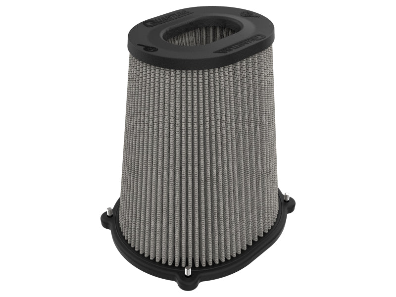 aFe Quantum Pro DRY S Air Filter Inverted Top - 5.5inx4.25in Flange x 9in Height - Dry PDS - Burkken Auto Parts