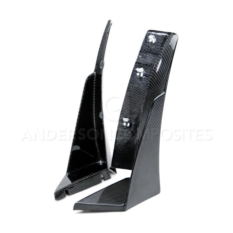 Anderson Composites 14+ Chevrolet Corvette C7 Z06 Front Bumper Canards - Burkken Auto Parts