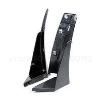 Anderson Composites 14+ Chevrolet Corvette C7 Z06 Front Bumper Canards - Burkken Auto Parts
