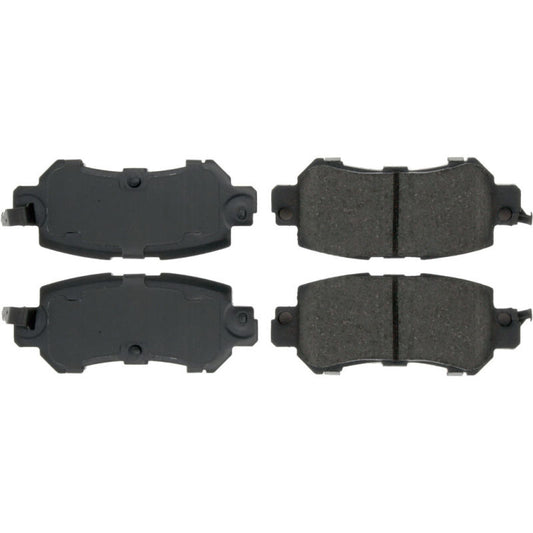 Posi-Quiet 01-05 Lexus IS300/ 93-05 GS300/98-00 GS400/01-05 GS430/02-10 SC430 Frt Ceramic Brake Pad - Burkken Auto Parts