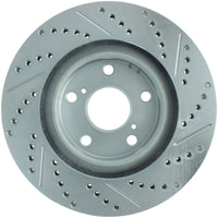StopTech Select Sport 11-16 Toyota Avalon/ 11-17 Camry SportStop Slotted & Drilled Right Front Rotor - Burkken Auto Parts