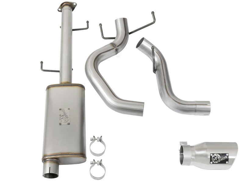 aFe MACH Force Xp 3in SS Cat-Back Single Side Exit Exhaust w/Polished Tips 07-14 Toyota FJ Cruiser - Burkken Auto Parts