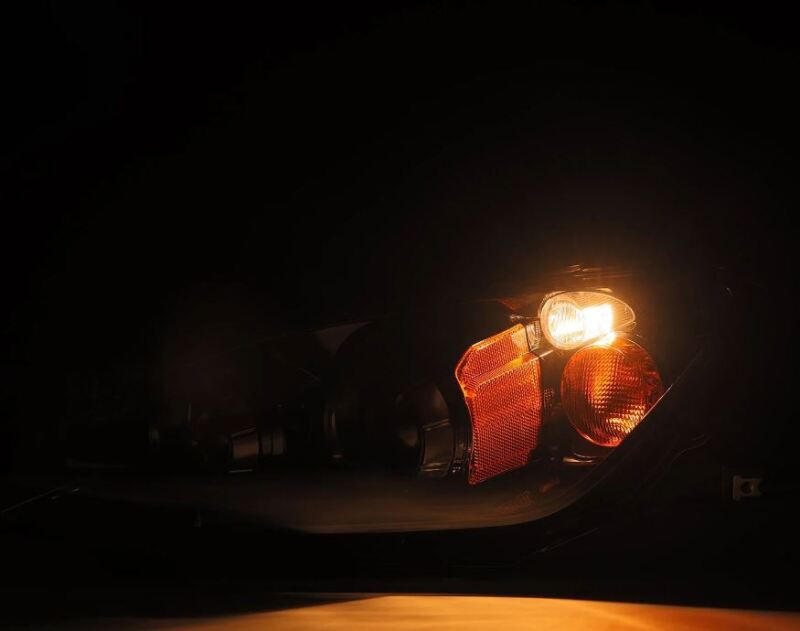 AlphaRex 99-09 Honda S2000 LUXX-Series Projector LED Headlights - Alpha-Black - Burkken Auto Parts