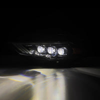 AlphaRex 18-22 Ford Mustang NOVA-Series LED Projector Headlights Alpha-Black - Burkken Auto Parts