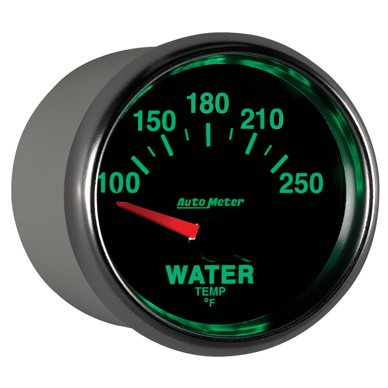 Autometer GS 52mm 100-250 Deg F Short Sweep Electronic Water Temperature Gauge - Burkken Auto Parts