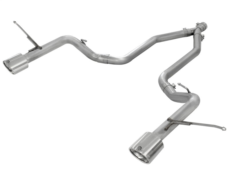 aFe MACHForce XP 14+ Jeep Grand Cherokee V6 3.0L (td) 2.5in DPF-Back 409SS Exhaust w/o Resonators - Burkken Auto Parts