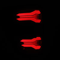 AlphaRex 21-23 Ford F-150 LUXX LED Taillights - Black Red w/ BLIS - Burkken Auto Parts