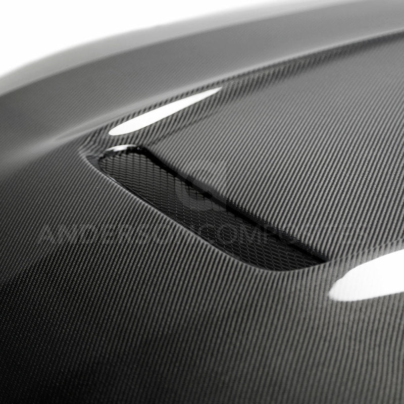 Anderson Composites 2018 Ford Mustang Type-GR Double Sided Carbon Fiber Hood - Burkken Auto Parts