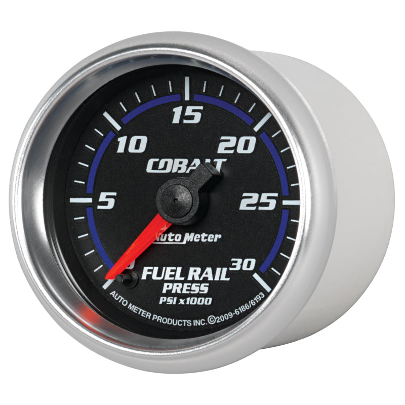 Autometer Cobalt 52mm 0-30,000 PSI F/S Electronic Diesel Fuel Rail Pressure Gauge (Cummins 5.9L) - Burkken Auto Parts