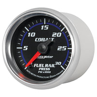 Autometer Cobalt 52mm 0-30,000 PSI F/S Electronic Diesel Fuel Rail Pressure Gauge (Cummins 5.9L) - Burkken Auto Parts