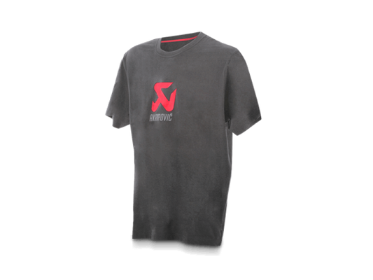 Akrapovic Mens Logo Grey T-Shirt - XL - Burkken Auto Parts