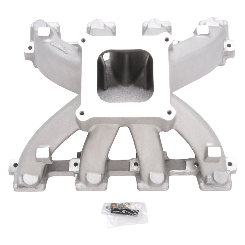 Edelbrock Manifold Super Victor GM LS3 V8 Carbureted 4150 Series Flange - Burkken Auto Parts