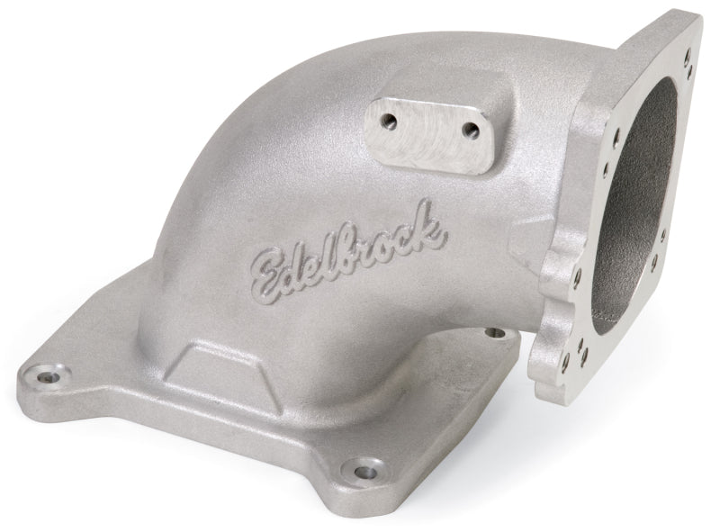 Edelbrock EFI Intake Elbow Universal 100 Deg 120mm T B to 4500 Dominator Flange - Burkken Auto Parts