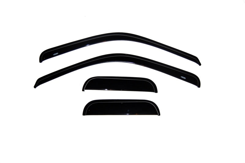 AVS 99-16 Ford F-250 Supercab Ventvisor Outside Mount Window Deflectors 4pc - Smoke - Burkken Auto Parts