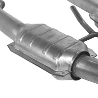 BBK 79-93 Mustang 5.0 Short Mid H Pipe With Catalytic Converters 2-1/2 For BBK Long Tube Headers - Burkken Auto Parts