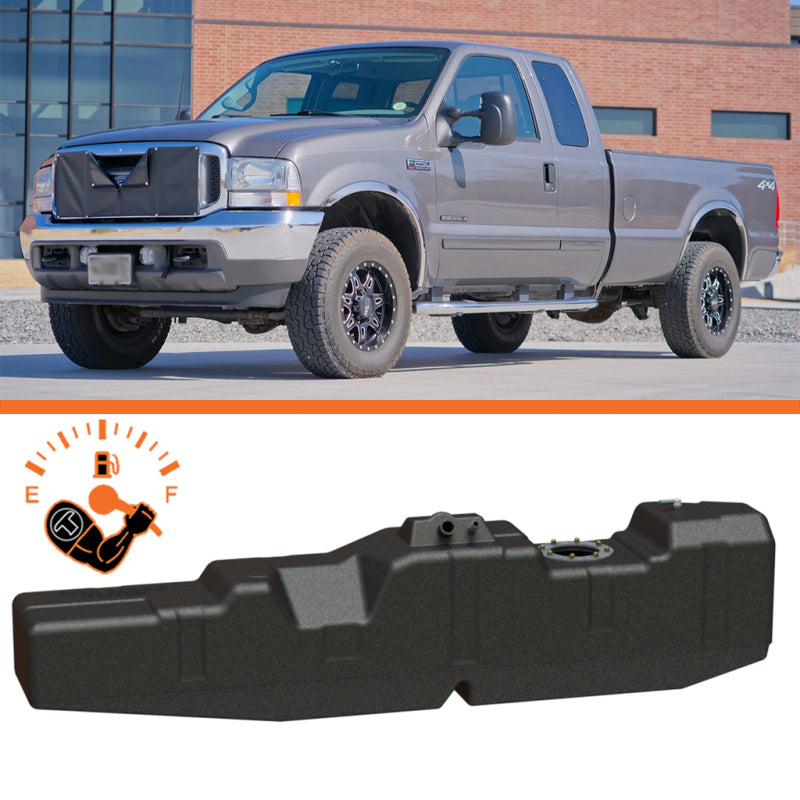 Titan Fuel Tanks 99-07 Ford F-250/F-350 PowerStroke Crew/Ext. Cab Long Bed 60 Gal. XXL Mid-Ship Tank - Burkken Auto Parts