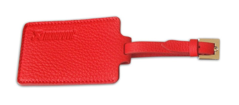 Akrapovic Travel Luggage Tag - red - Burkken Auto Parts