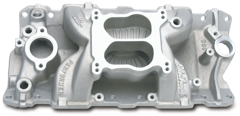 Edelbrock SBC Perf Air Gap Manifold - Burkken Auto Parts