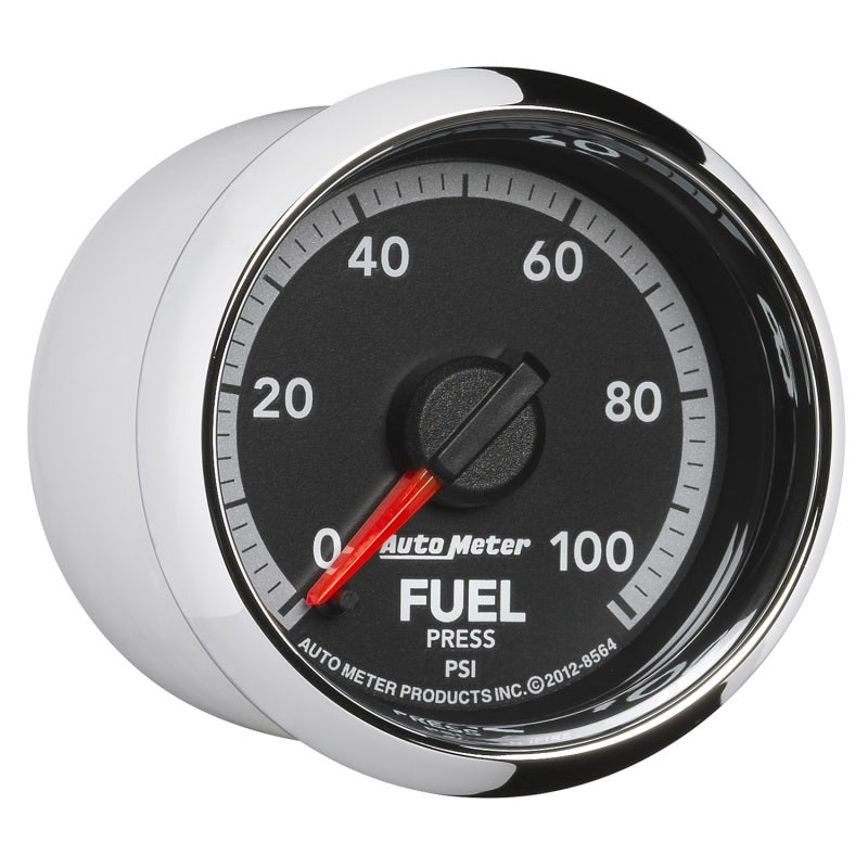 Autometer Factory Match 2 1/6in Full Sweep Electronic 0-100 PSI Fuel Pressure Gauge Dodge Ram Gen 4 - Burkken Auto Parts