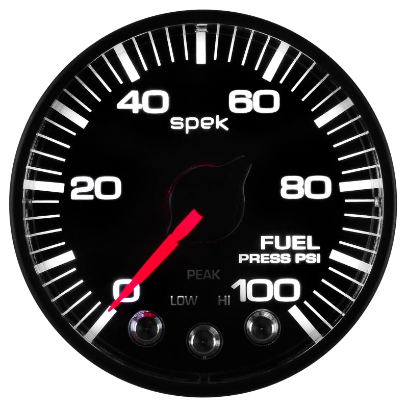 Autometer Spek-Pro - Nascar 2-1/16in Fuel Press 0- 100 psi Bfb Ecu - Burkken Auto Parts
