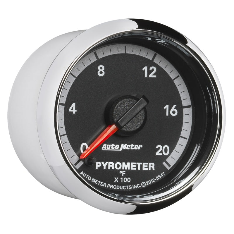 Autometer Gen4 Dodge Factory Match 52.4mm Full Sweep Electronic 0-2000 Deg F EGT/Pyrometer Gauge - Burkken Auto Parts