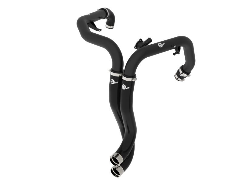 aFe 22-24 Ford Bronco Raptor BladeRunner 2-1/4in Aluminum Hot Charge Pipe Black - Burkken Auto Parts