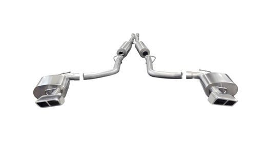 Corsa 2014-2014 Dodge Challenger SRT-8 6.4L V8 Manual Polished Xtreme Cat-Back Exhaust - Burkken Auto Parts