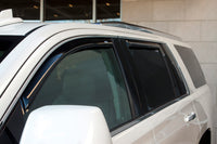 AVS 07-14 Cadillac Escalade Ventvisor In-Channel Front & Rear Window Deflectors 4pc - Smoke - Burkken Auto Parts