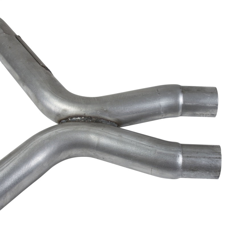 BBK 11-14 Mustang 3.7 V6 Short Mid X Pipe With Catalytic Converters 2-1/2 For BBK Long Tube Headers - Burkken Auto Parts