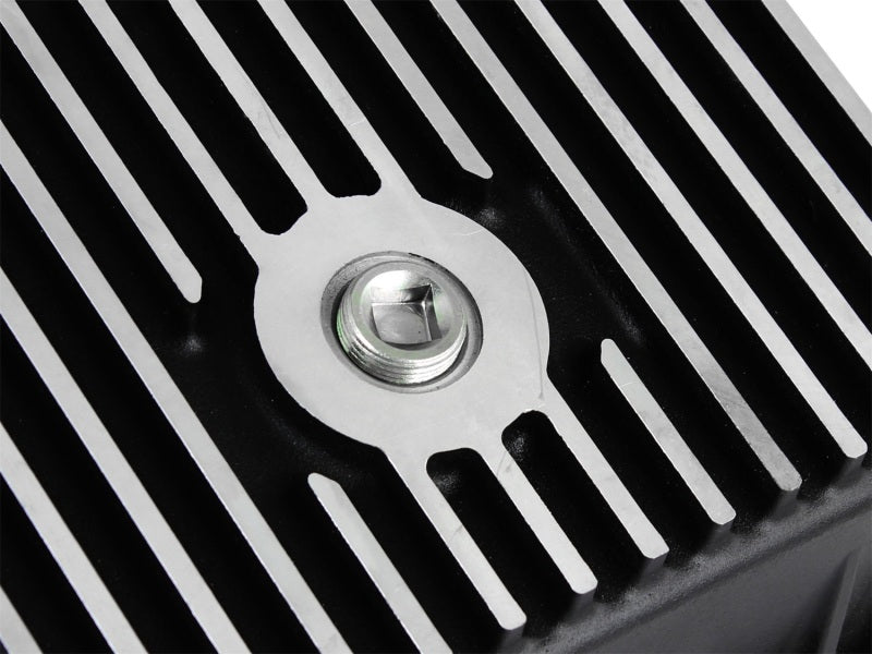 afe Transmission Pan (Black); Ford Trucks 94-08 AODE - Burkken Auto Parts