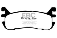 EBC 97-02 Ford Escort 2.0 Redstuff Rear Brake Pads - Burkken Auto Parts