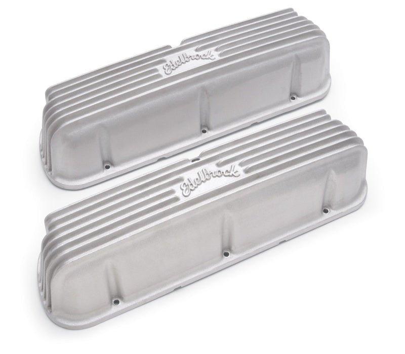 Edelbrock Valve Cover Classic Series Ford 1962-95 221 351W V8 Satin - Burkken Auto Parts