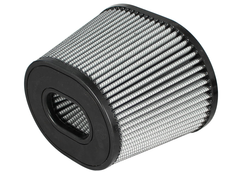 aFe MagnumFLOW Pro Dry S Air Filters 4F x (9x6-1/2)B x (6-3/4x5-1/2)T (INV) x 6-1/8 H in - Burkken Auto Parts