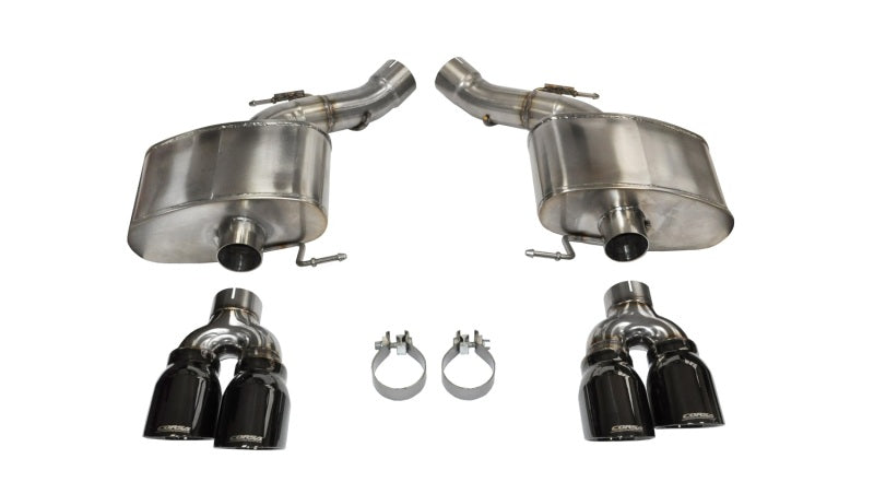 Corsa 2012-2017 BMW M6 F12 / F13 / F06 Black Sport Axle-Back Exhaust - Burkken Auto Parts