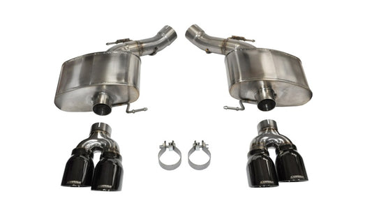 Corsa 2012-2017 BMW M6 F12 / F13 / F06 Black Sport Axle-Back Exhaust - Burkken Auto Parts