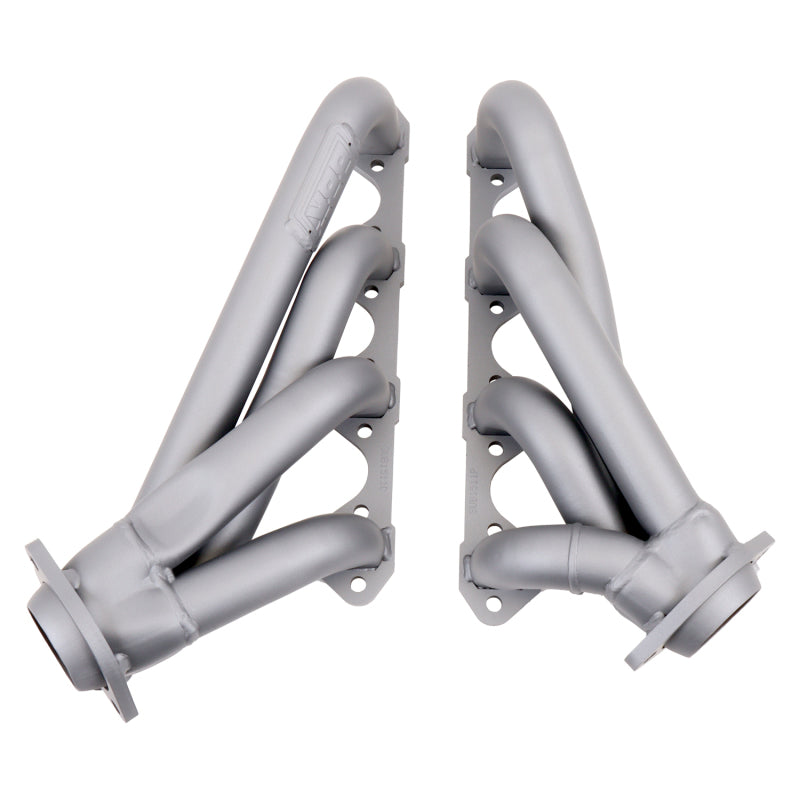 BBK 79-93 Mustang 351 Swap Shorty Unequal Length Exhaust Headers - 1-5/8 Titanium Ceramic - Burkken Auto Parts
