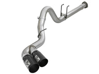 aFe Power 11-14 Ford F250/F350 6.7L Diesel Rebel XD 4in 409 SS DPF-Back Exhaust System - Black Tips - Burkken Auto Parts